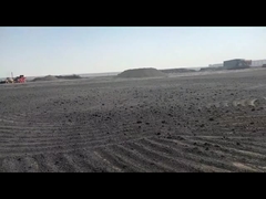 Campo de secado granular de humato de potasio