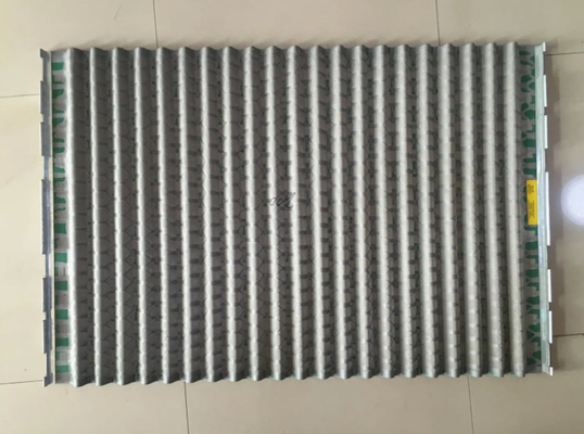 Tipo de onda malla de pantalla de control sólido API RP 13C malla de pantalla de perforación de campos petrolíferos