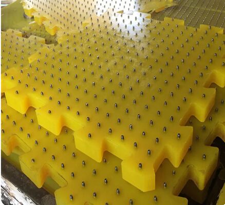 Polyurethane Tabla giratoria Mat antiderrapante Resistencia a la tracción 45Mpa ISO 9001 Adecuado para entornos de plataformas de perforación