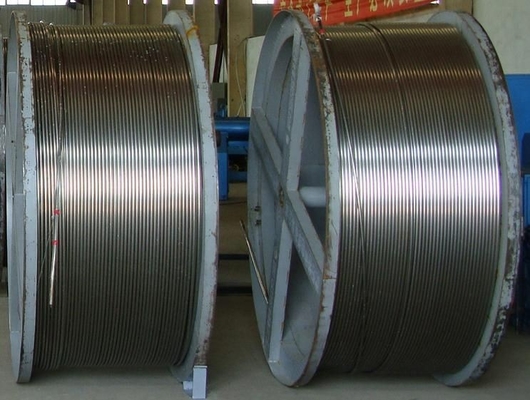 825 1/8" alrededor de la perforación petrolífera de acero inoxidable del tubo capilar