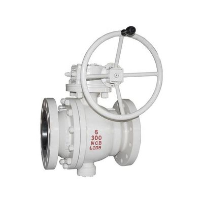 calidad  Cast Trunnion Ball Valve 2" - 40" API 6D Flange 2 Piece Cast Steel 300LB fábrica