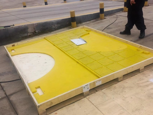El plástico anti de la estera 30m m del resbalón ZP375 no desliza a Mat For Drilling Rotary Table