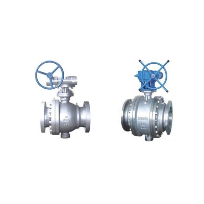 Válvula de bola de trunnión fundido de 2 " - 40" API 6D Flange de 2 piezas de acero fundido 300LB