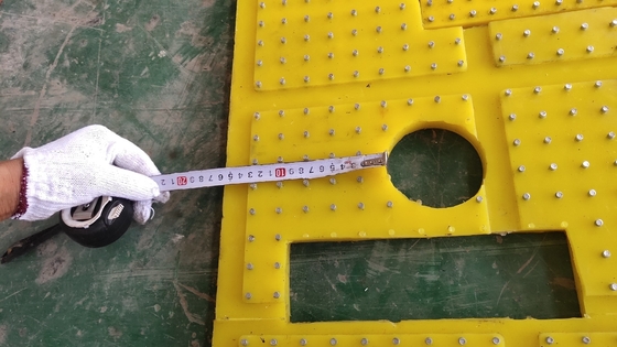 ZP175 ZP375 Slip Mat 30 mm de plástico para la perforación