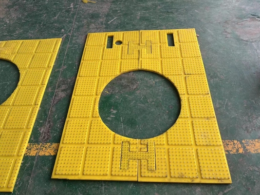 ZP275 ZP375 Alfombra antideslizante de plástico de 30 mm para perforación