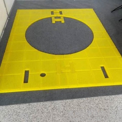 ZP275 Alfombra antideslizante Material de alfombra de mesa giratoria PU para perforación