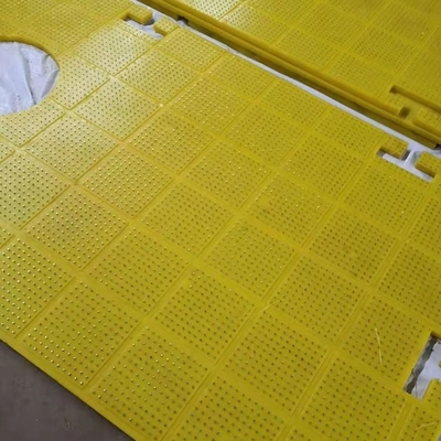 ZP275 Tabla giratoria Antiderrapante Mat PU amarillo Aplicar para la perforación de campos petrolíferos