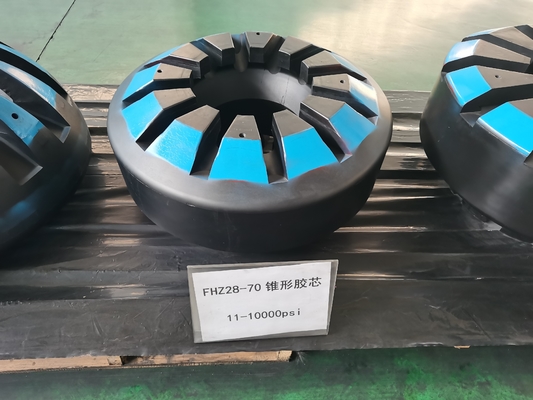 BOP Sello de caucho cónico FH28-70 11" 10000PSI FH35-35 13 5/8" Equipo de prevención de explosión