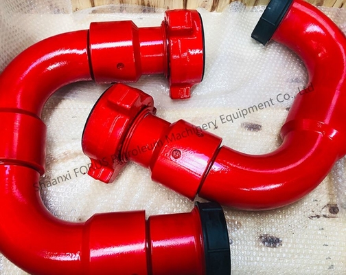 3 pulgadas 10 Tipo de articulación giratoria Presión de trabajo 5000 PSI API 16C Proceso forjado estándar para la perforación de campos petrolíferos COC proporcionado