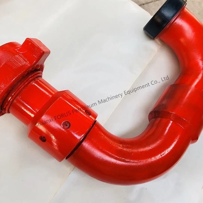 Acero de aleación forjado API 16C estándar 3 pulgadas 50 tipo de largo radio junta giratoria para la perforación de yacimientos petrolíferos informe de prueba