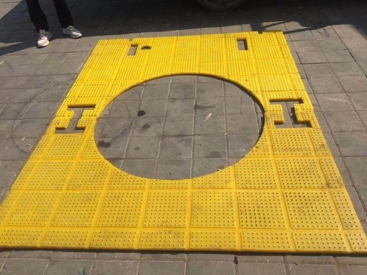 Alfombra antideslizante utilizada para la perforación de plantas
