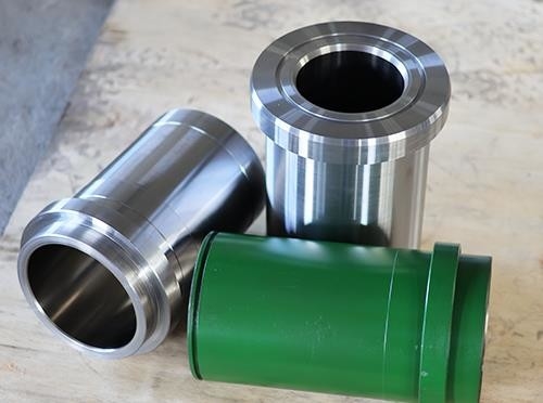 Lineras para bombas de barro de revestimiento mono-metálico para perforación de campos petrolíferos Material especial de acero