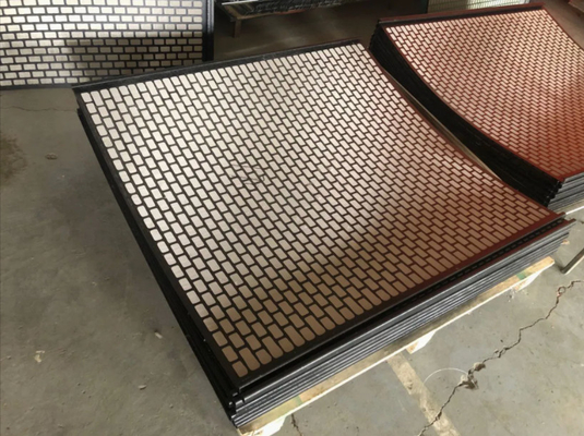Tipo de onda malla de pantalla de control sólido API RP 13C malla de pantalla de perforación de campos petrolíferos