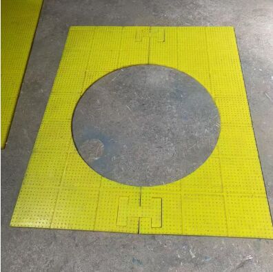 Mesa giratoria Mat antiderrapante de material PU que se utiliza en la plataforma de perforación