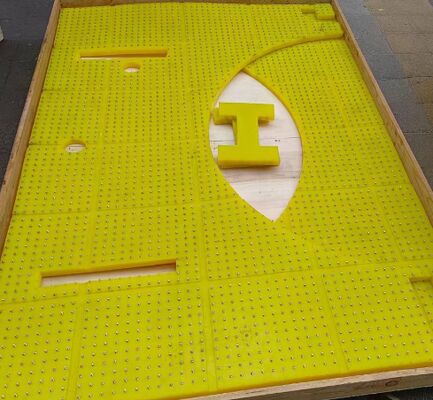 Tapete Antideslizante para Mesa Giratoria Material PU Resistente al Desgaste Usado para ZP175