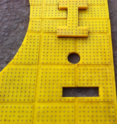Mat antiderrapante de mesa giratoria duradera para plataformas de perforación de campos petrolíferos