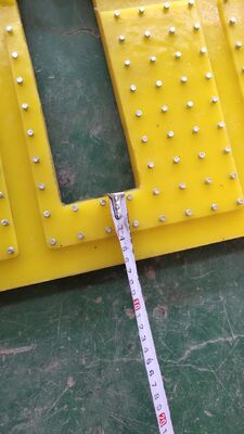 Resistencia al aceite Tabla giratoria Alfombra antideslizante Inspección de calidad estricta Poliuretano 30 mm de espesor