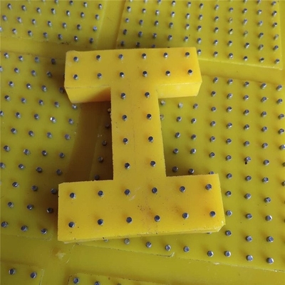 43" piezas de goma de Mat Polyurethane For Drilling Plantform de la resbalón anti