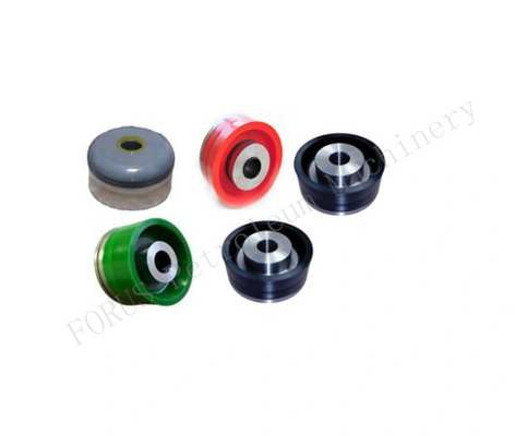 Pistón de bomba consolidado de fango del uretano dual de la dureza RS F-1600 AISI4140